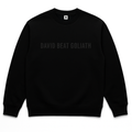 DAVID BEAT GOLIATH (BLACK) CREW NECK